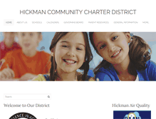 Tablet Screenshot of hickmanschools.org